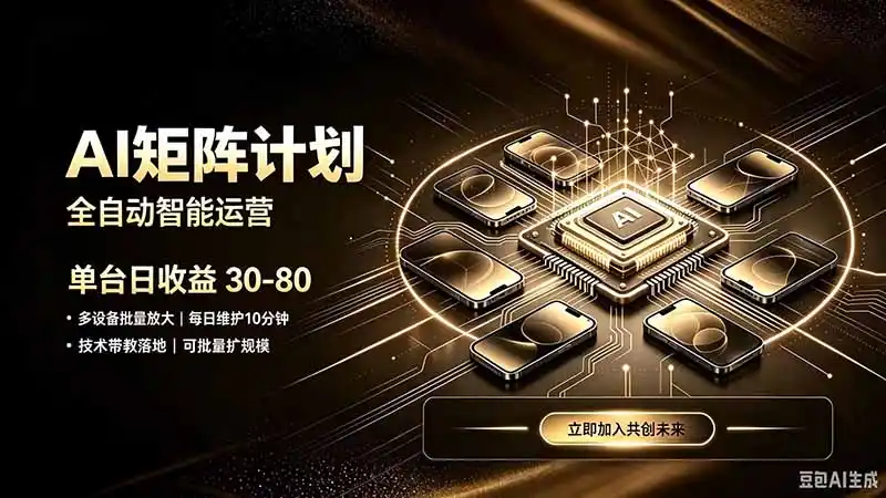 AI智能对话，矩阵规模化创业，全程技术扶持，长久稳定，日入800+-小行网创