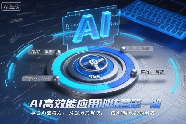 AI高效能应用训练营第一期，学会AI应用力，从提问到驾驭，做AI时代的领航者(更新)-小行网创