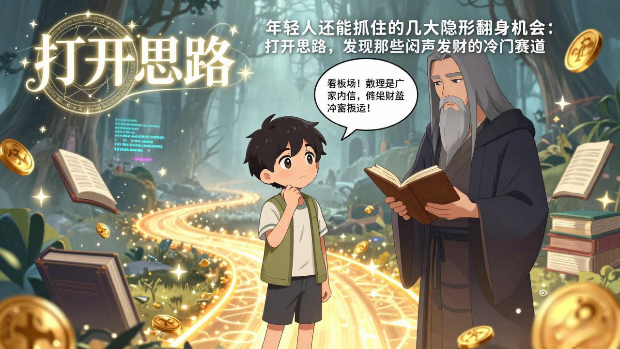 付费文1+2：年轻人还能抓住的几大隐形翻身机会：打开思路，发现那些闷声发财的冷门赛道-小行网创