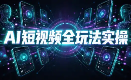AI短视频全玩法实操(剪辑+带货+数字人+漫剧+短剧)-小行网创