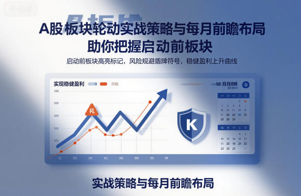 A股板块轮动实战策略与每月前瞻布局，助你把握启动前板块，规避风险，实现稳健盈利-小行网创