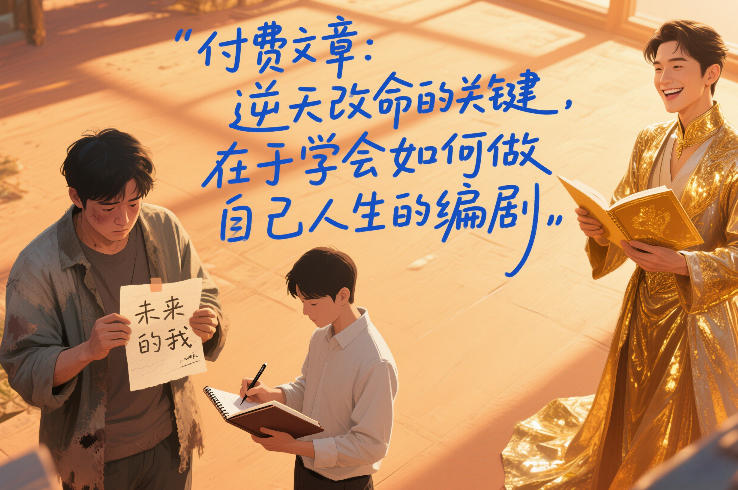 付费文章：逆天改命的关键，在于学会如何做自己人生的编剧-小行网创