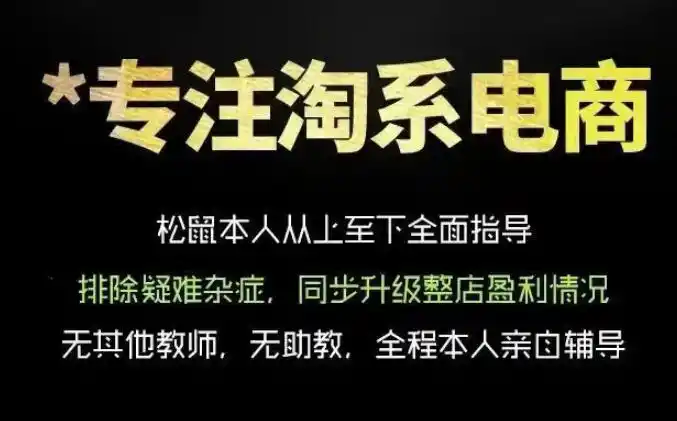 松鼠会电商VIP课程,从基础布局到高阶优化,助你掌握淘宝运营逻辑,提升店铺流量与转化(更新0809)-小行网创