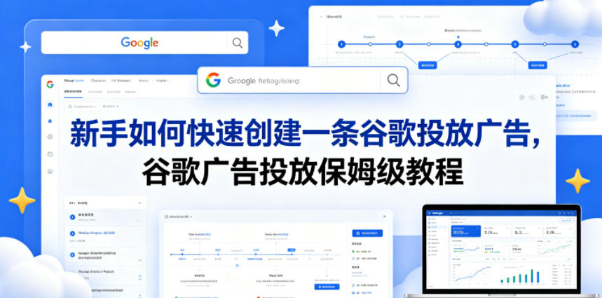 新手如何快速创建一条谷歌投放广告,谷歌广告投放保姆级教程-小行网创