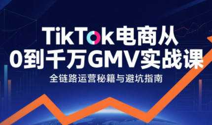 三千老师·TikTok电商从0到千万GMV实战课(更新)-小行网创
