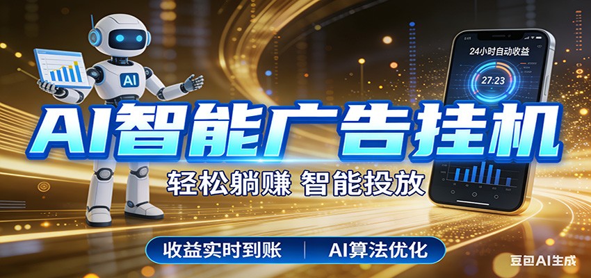 智能广告挂机新时代,利用碎片化时间实现稳定被动收益,AI帮你持续盈利-小行网创