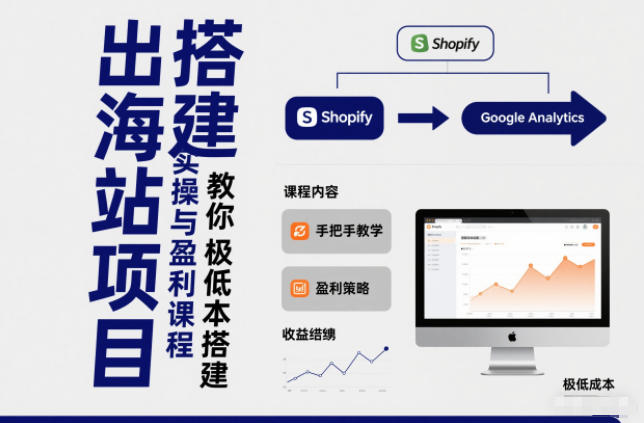 小淘出海站项目,搭建实操与盈利课程,手把手教你用极低成本搭建-小行网创