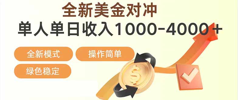 日赚1700—4000+，全新美金对冲项目，合规稳定，创业优选，可放大。-小行网创