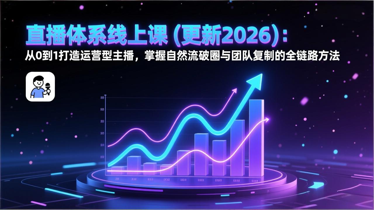 直播体系线上课(更新2026-小行网创