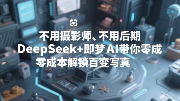 不用摄影师、不用后期，DeepSeek+即梦AI带你零成本解锁百变写真！-小行网创