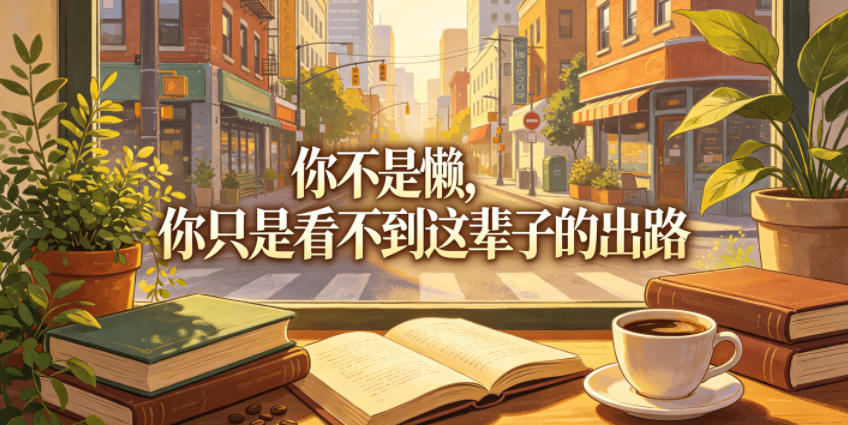 付费文章:你不是懒,你只是看不到这辈子的出路-小行网创