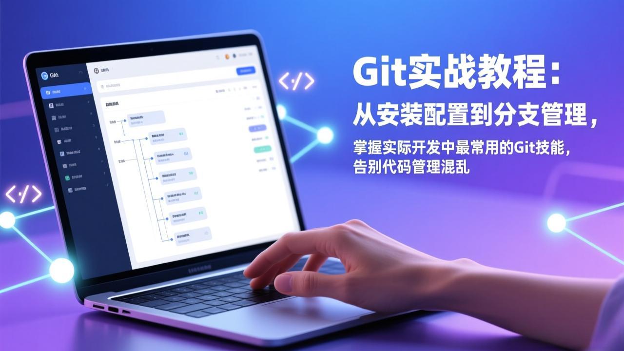 Git实战教程：从安装配置到分支管理，掌握实际开发中最常用的Git技能，告别代码管理混乱-小行网创