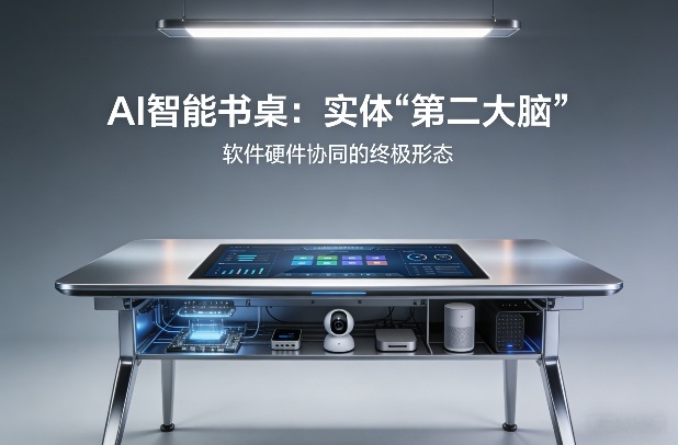 AI智能书桌搭建，构建你的实体“第二大脑”，软件硬件协同的终极形态-小行网创