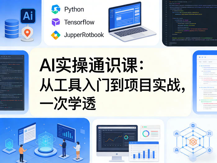 AI实操通识课，从工具入门到项目实战，一次学透-小行网创