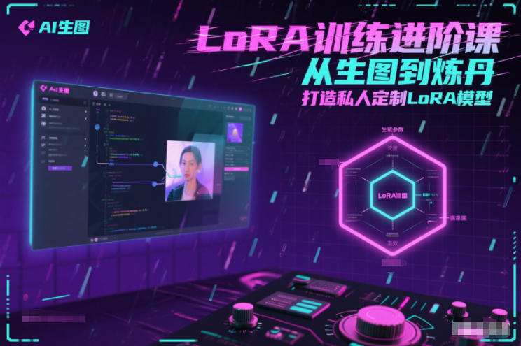 LoRA训练进阶课，从生图到炼丹，打造私人定制LoRA模型-小行网创