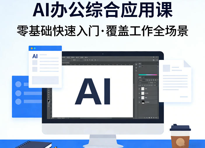 AI办公综合应用课，零基础快速入门，覆盖了工作中各种应用场景-小行网创