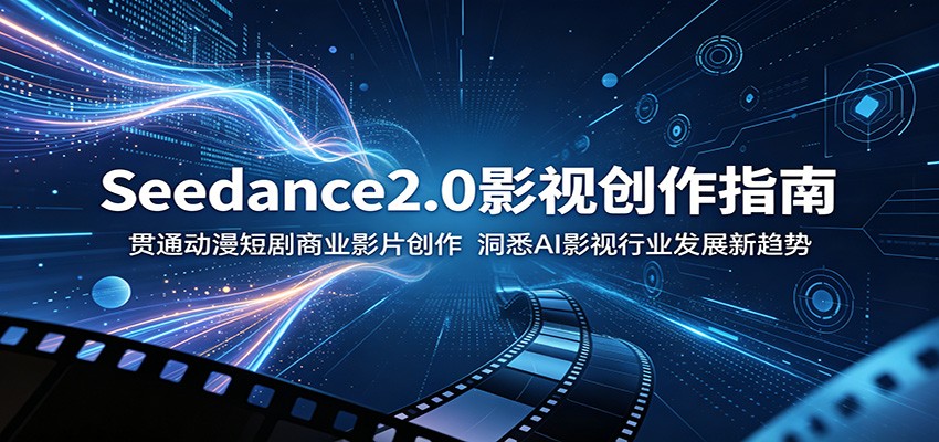 Seedance2.0影视创作指南:贯通动漫短剧商业影片创作,洞悉AI影视行业发展新趋势-小行网创