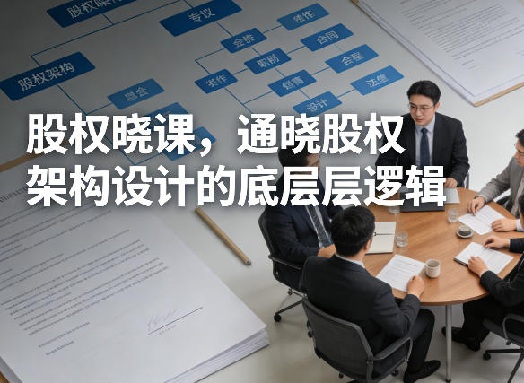 股权晓课，通晓股权架构设计的底层逻辑-小行网创