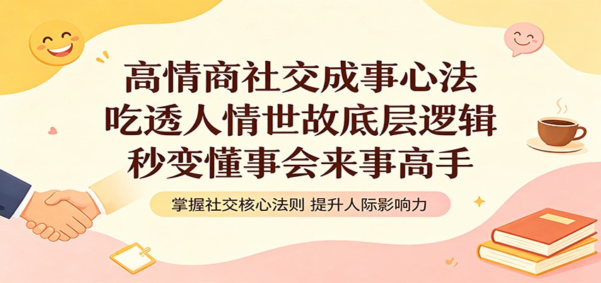 高情商社交成事心法:吃透人情世故底层逻辑,秒变懂事会来事高手-小行网创