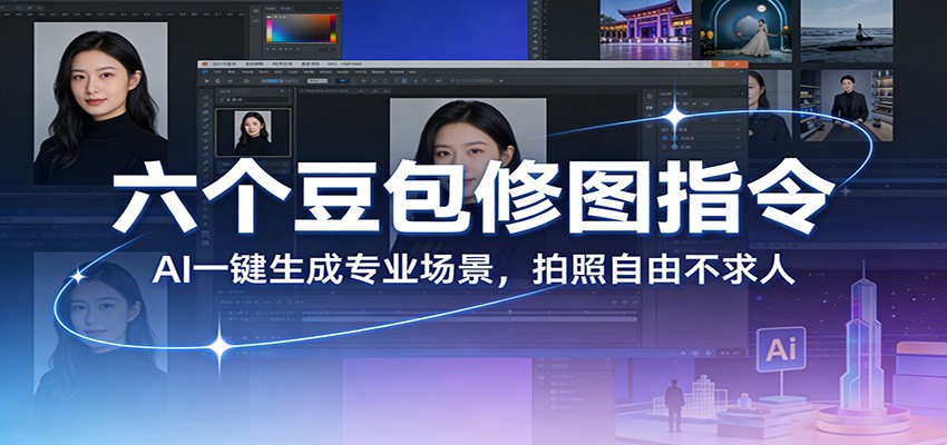 六个豆包修图指令:AI 一键生成专业场景,拍照自由不求人-小行网创