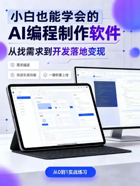 手把手教会你ai编程制作软件到变现全路径，零基础小白轻松上手，从找需求到开发落地变现【揭秘】-小行网创