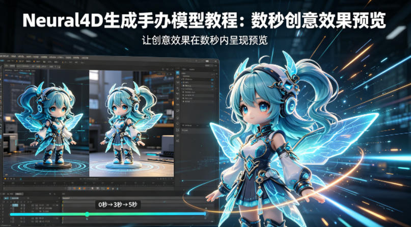 Neural4D生成手办模型教程，让创意效果在数秒内呈现预览-小行网创