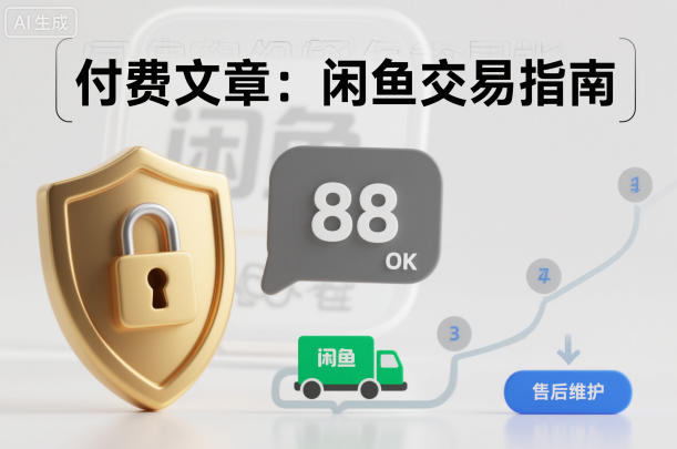 付费文章:闲鱼交易指南,怎么才能降低被坑被马扁的概率-小行网创