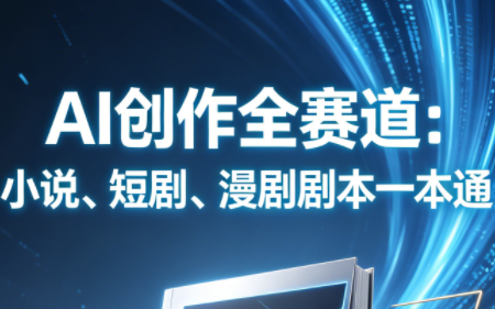 AI创作全赛道:小说、短剧、漫剧剧本一本通(更新5月)-小行网创