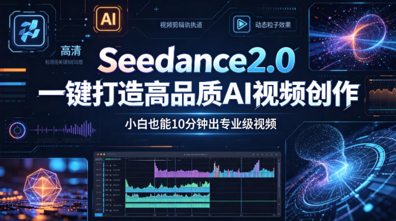 Seedance2.0一键打造高品质AI视频创作，小白也能10分钟出专业级视频-小行网创