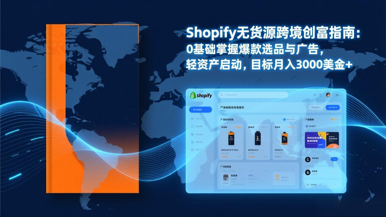Shopify爆款打法实战：从选品到广告投放，复制爆款模型，驱动独立站月销售额破万刀-小行网创