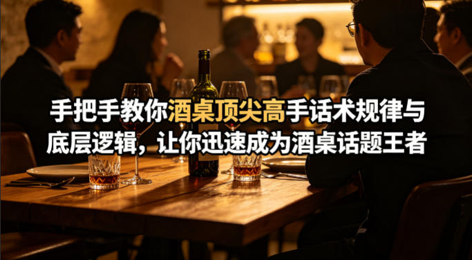 付费文章：手把手教你酒桌顶尖高手话术规律与底层逻辑，让你迅速成为酒桌话题王者(二十年全网独家经验分享)-小行网创