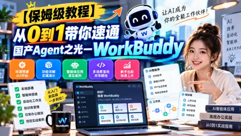 【保姆级教程】从0到1带你速通国产Agent之光—WorkBuddy【文档】-小行网创