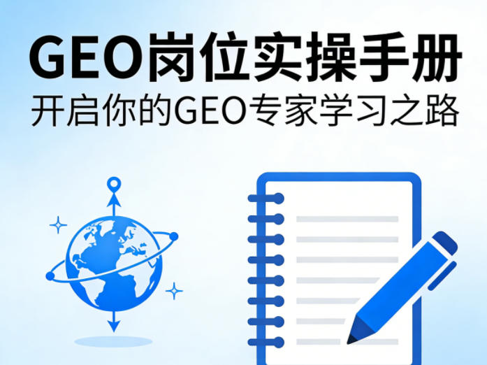 GEO岗位实操手册，开启你的GE0专家学习之路-小行网创