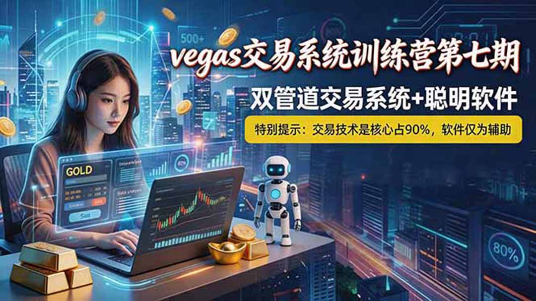 【海外美金AI搬砖】Vegas交易技术+聪明软件， 黄金期货日赚50-1000U， 长期稳定，小白轻松上手-小行网创