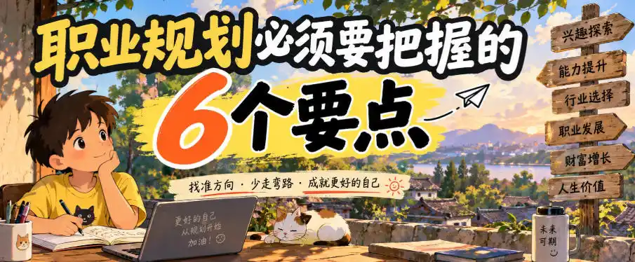 付费文章：职业规划必须要把握的6个要点-小行网创