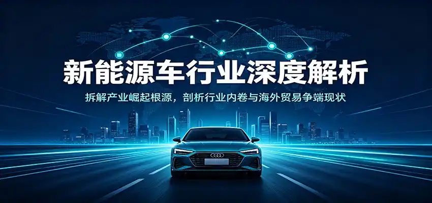 新能源车行业深度解析:拆解产业崛起根源,剖析行业内卷与海外贸易争端现状-小行网创
