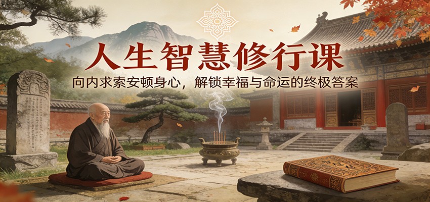 人生智慧修行课：向内求索安顿身心，解锁幸福与命运的终极答案-小行网创