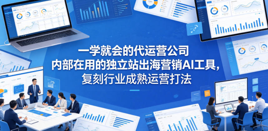 一学就会的代运营公司内部在用的独立站出海营销AI工具,复刻行业成熟运营打法-小行网创