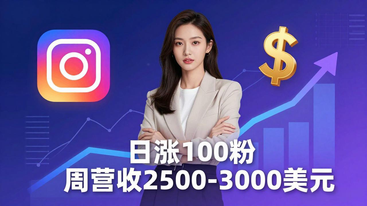 想做数字产品？Sheri亲授：日涨100粉、每周2500至3000美元的营收，Instagram躺着赚-小行网创