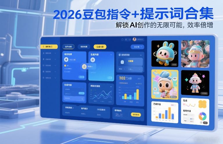 2026豆包指令+提示词合集，解锁AI创作的无限可能，效率倍增-小行网创