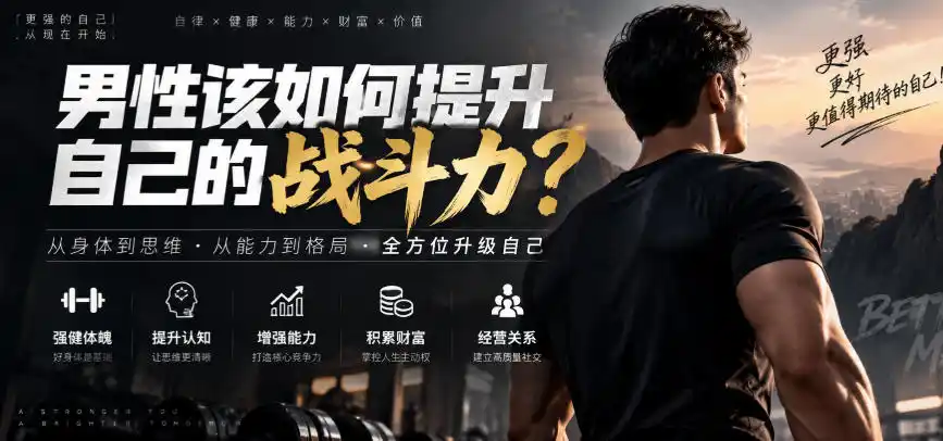 付费文章:男性该如何提升自己的战斗力?-小行网创
