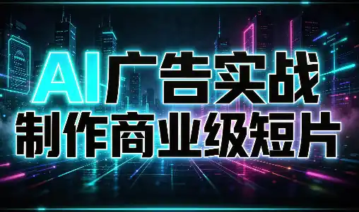 AI广告实战制作商业级短片-小行网创