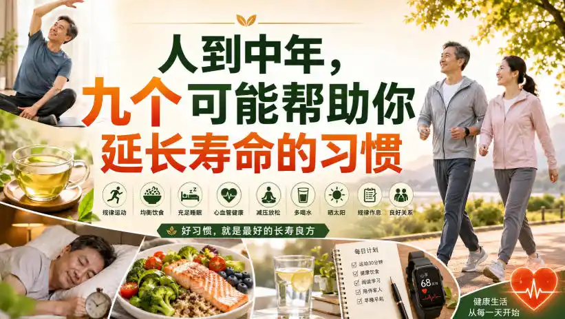 付费文章:人到中年,九个可能帮助你延长寿命的习惯-小行网创