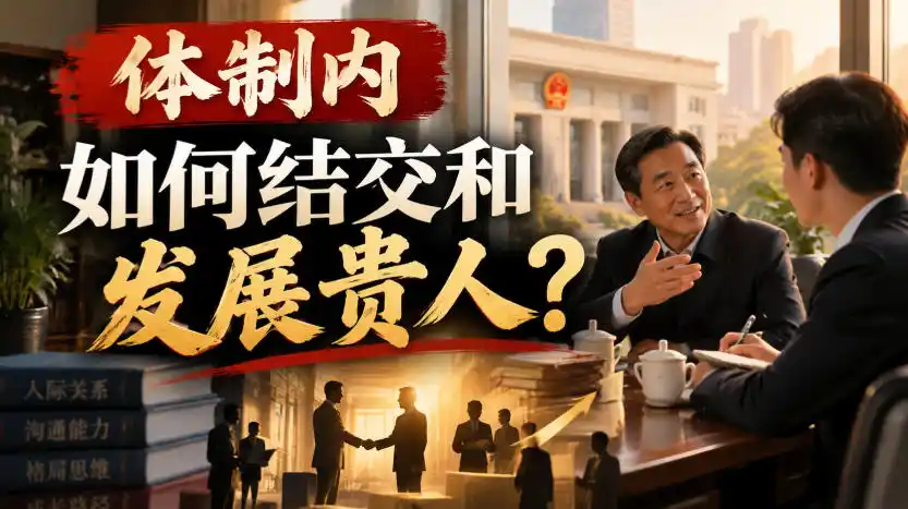 某公众号付费文章:体制内,如何结交和发展贵人?-小行网创