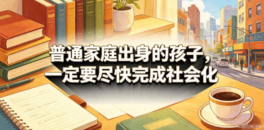 付费文章：普通家庭出身的孩子，一定要尽快完成社会化-小行网创