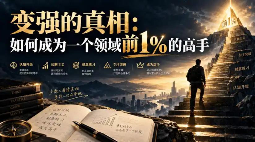 付费文章：变强的真相：如何成为一个领域前1%的高手-小行网创