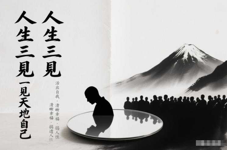 人生三见一见天地见众生见自己，活出自我拥有清晰幸福人生，搞透人性-小行网创