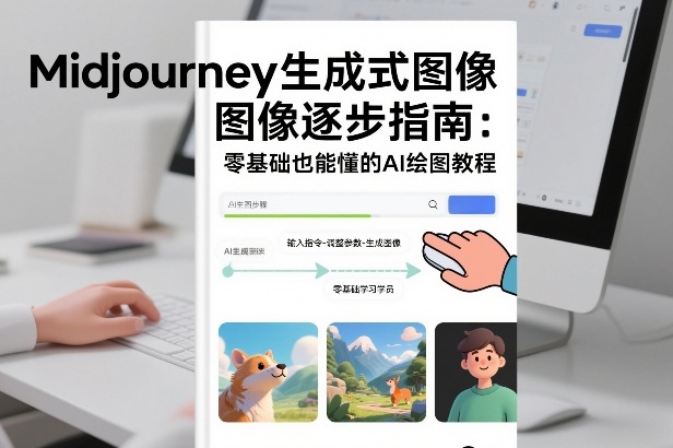 Midjourney生成式图像逐步指南：零基础也能懂的AI绘图教程-小行网创