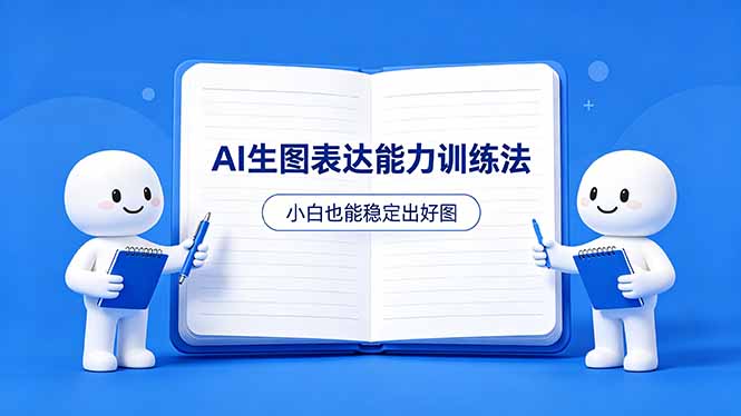 AI生图不是做漂亮图，而是表达能力。这套方法让小白也能稳定出好图-小行网创