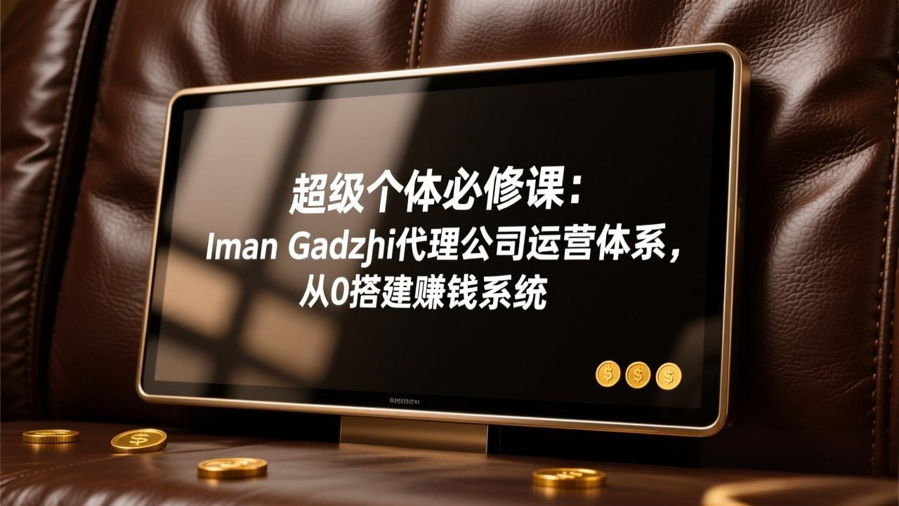 超级个体必修课：Iman Gadzhi代理公司运营体系，从0搭建赚钱系统-小行网创